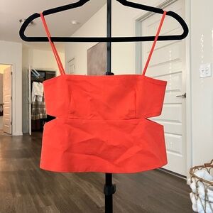 Zara orange top